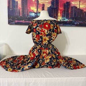 Speed Control Multicolor Floral Skirt